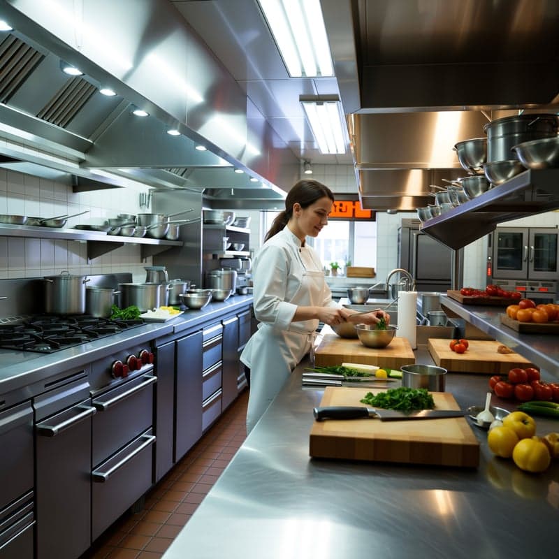 Sarah Chen - Commercial Kitchen Consultant